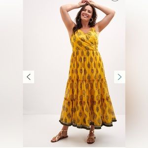 Sachin & Babi Tiered Midi Dress - 16W